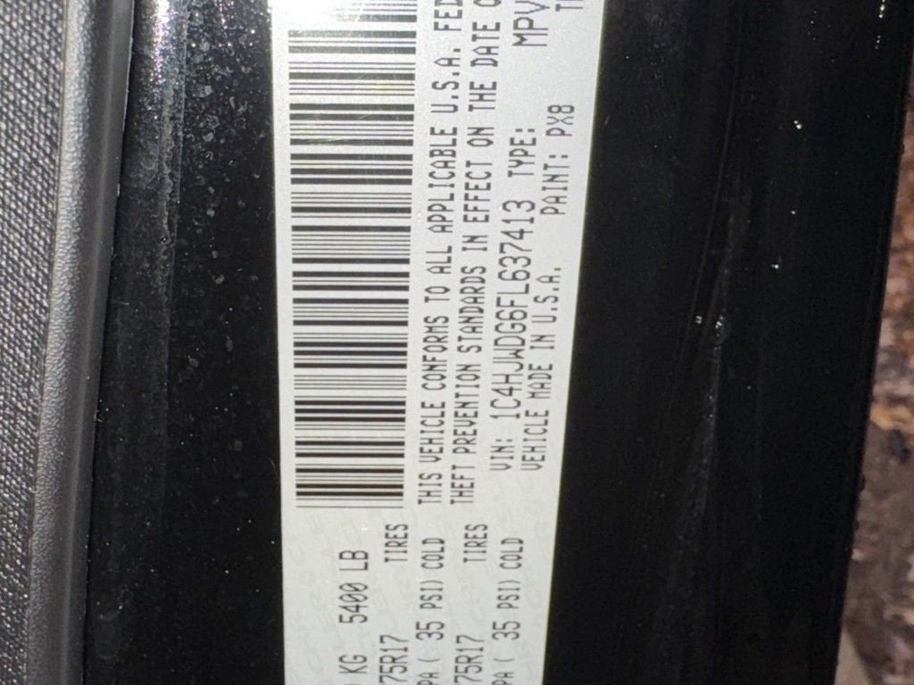 2015 Jeep Wrangler Unlimited Sport