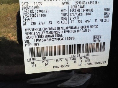 2022 Ford Explorer Platinum