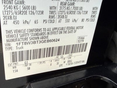2016 Ford Super Duty F-350 SRW Platinum