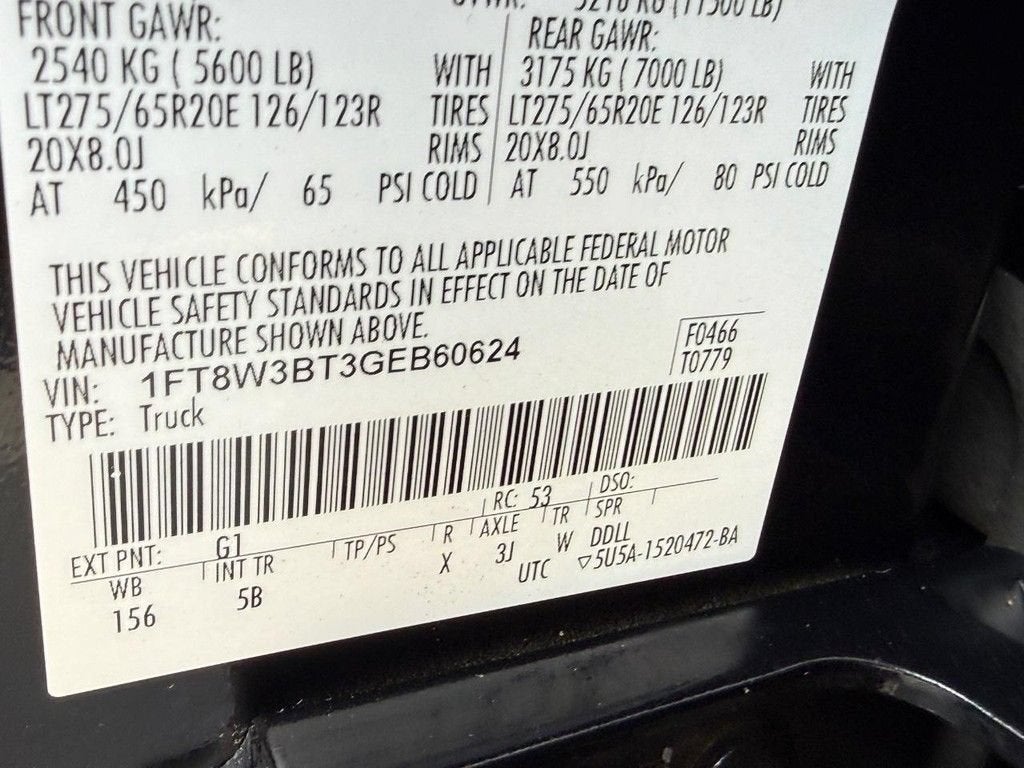 2016 Ford Super Duty F-350 SRW Platinum