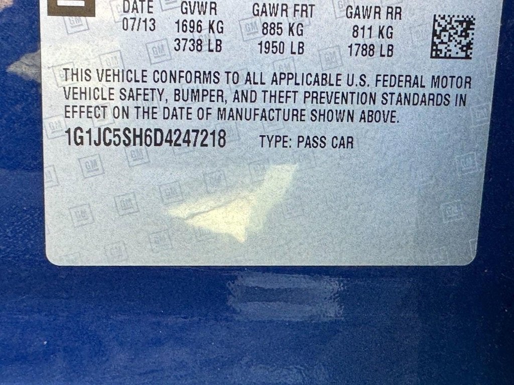 2013 Chevrolet Sonic LT