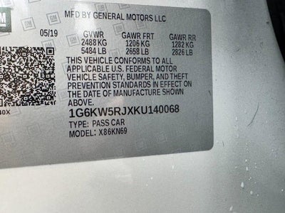 2019 Cadillac CT6-V 4DR SDN