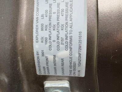 2021 Chevrolet Express Passenger 3500 1LS