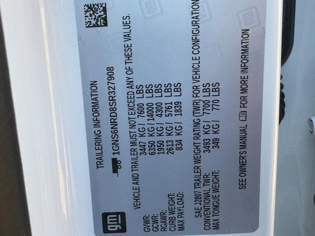 2025 Chevrolet Tahoe LT