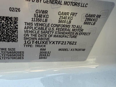 2026 GMC Sierra 2500 HD Denali Ultimate