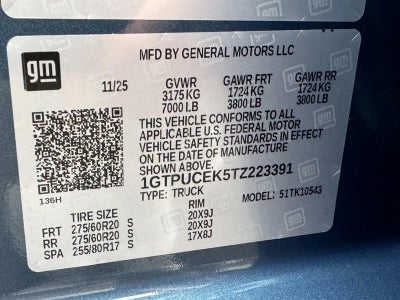 2026 GMC Sierra 1500 Elevation