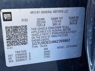 2021 GMC Sierra 1500 SLT