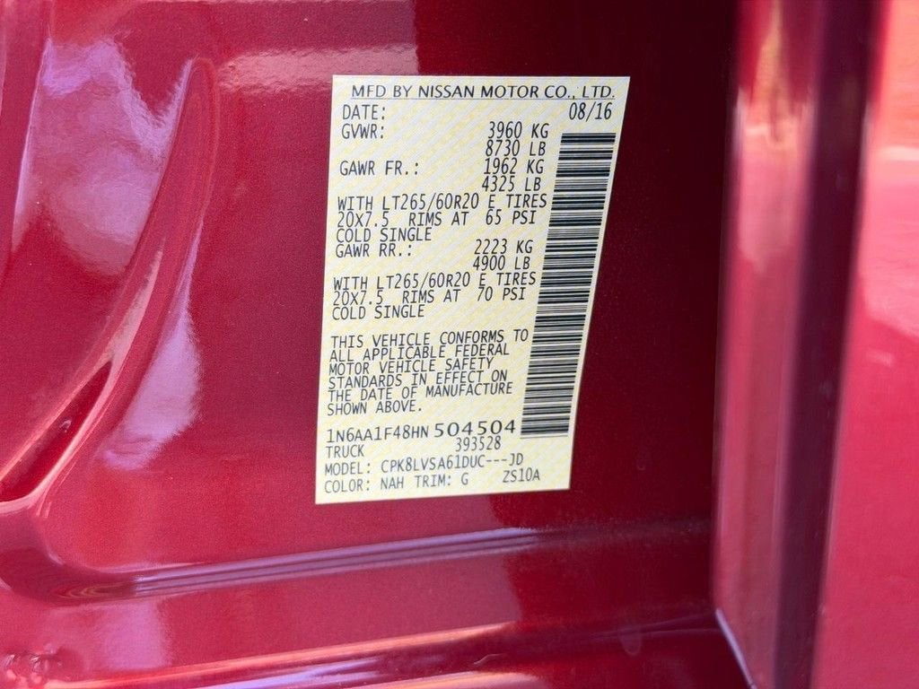 2017 Nissan Titan XD SL