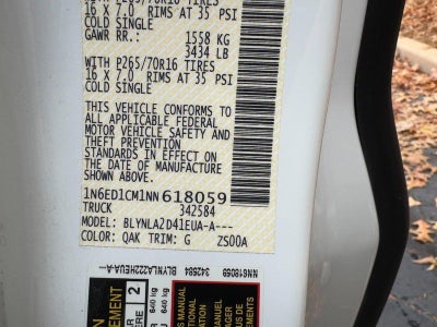 2022 Nissan Frontier S