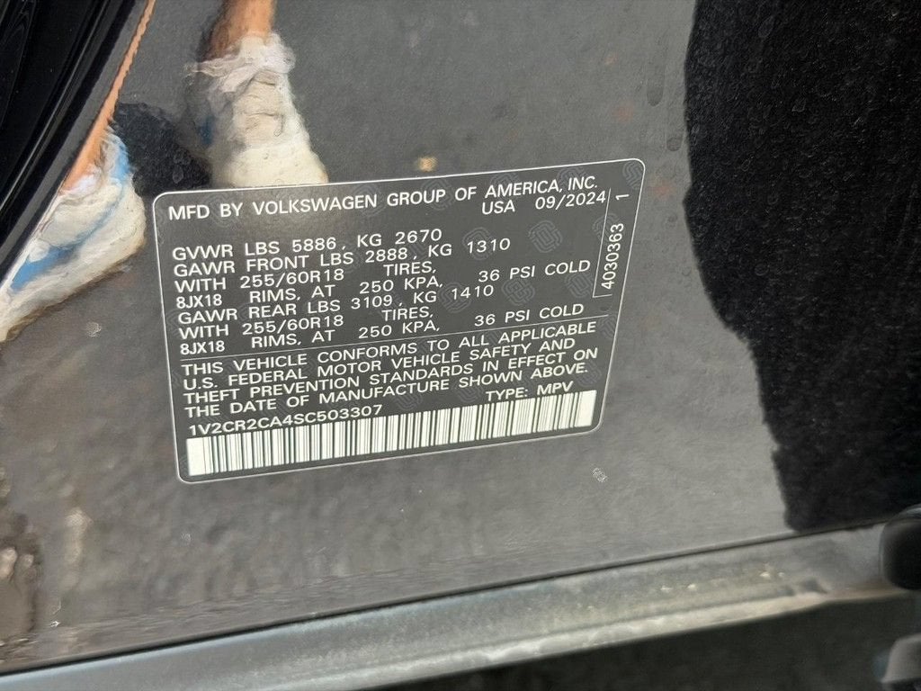 2025 Volkswagen Atlas 2.0T Peak Edition