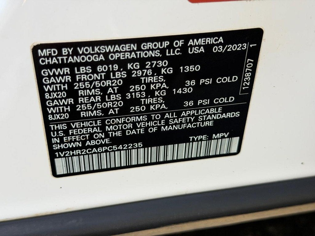 2023 Volkswagen Atlas 3.6L V6 SE w/Technology