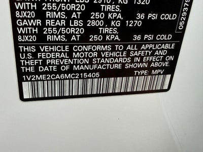 2021 Volkswagen Atlas Cross Sport 3.6L V6 SE w/Technology R-Line
