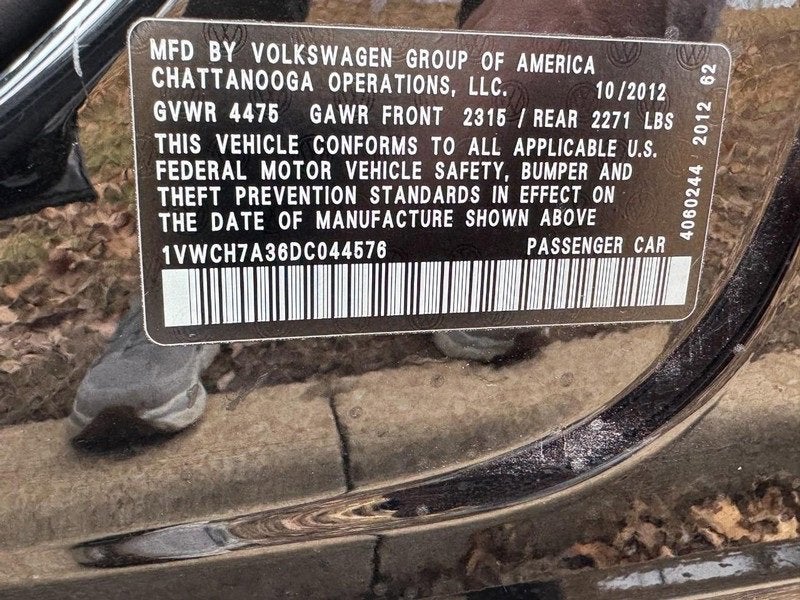 2013 Volkswagen Passat SEL