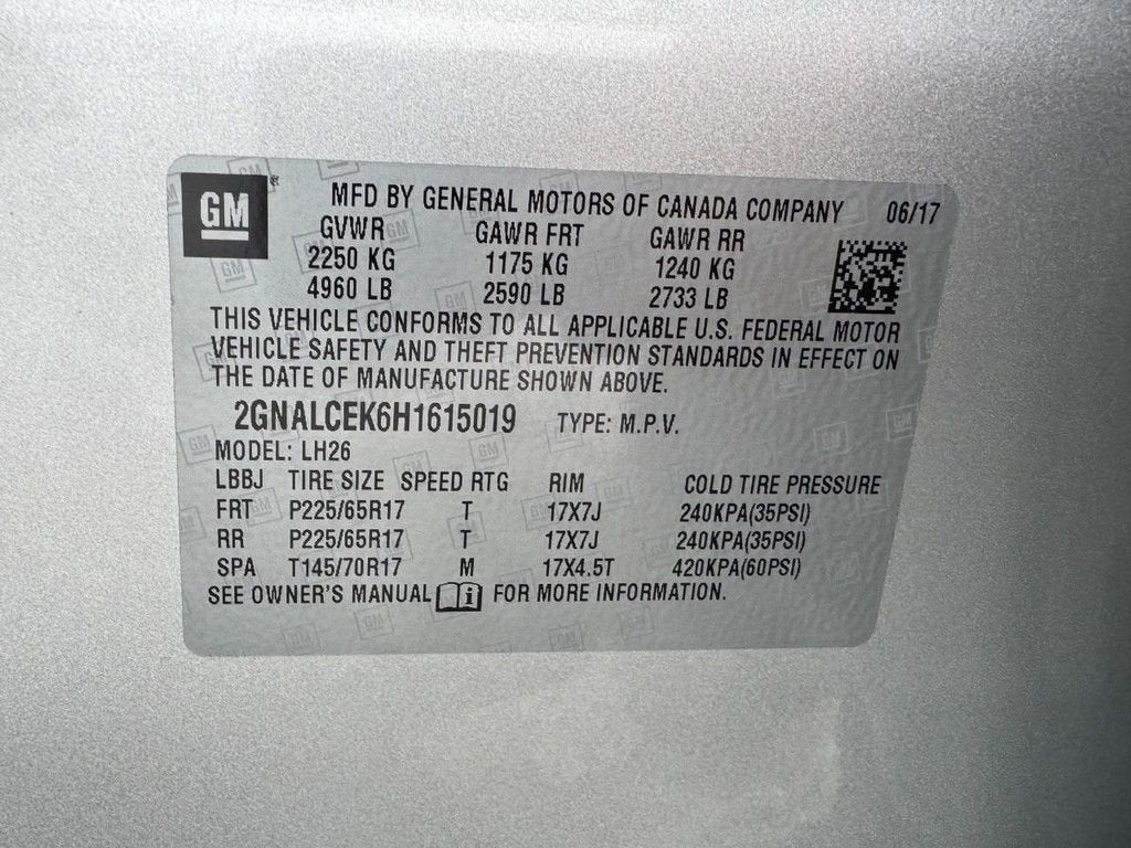 2017 Chevrolet Equinox LT
