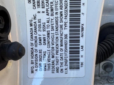 2017 Honda Civic Sedan EX-T