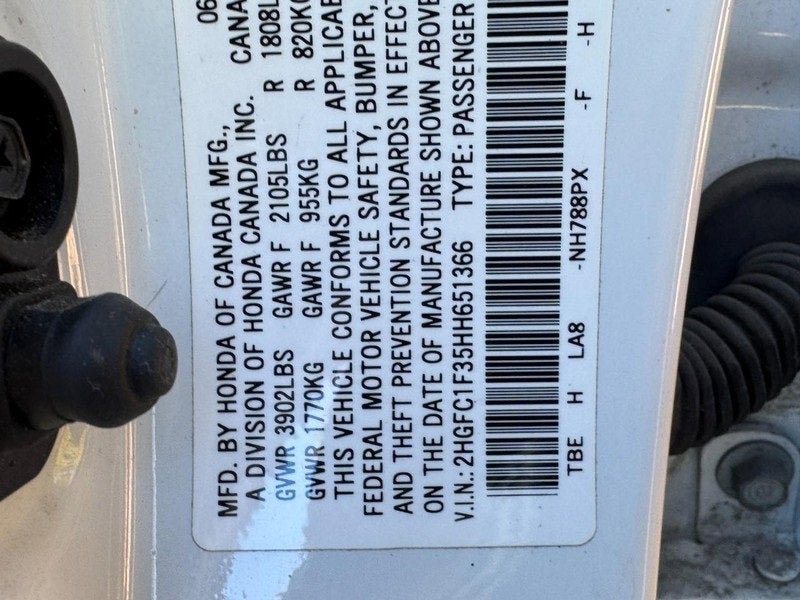 2017 Honda Civic Sedan EX-T