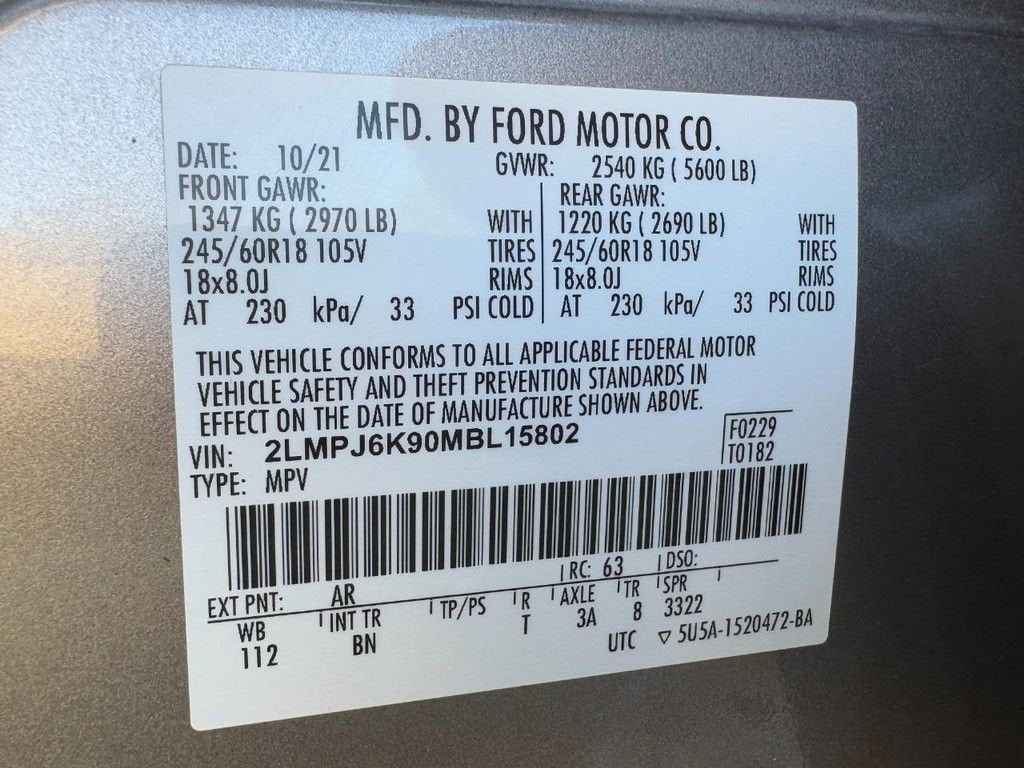 2021 Lincoln Nautilus Reserve