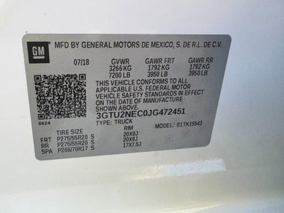 2018 GMC Sierra 1500 SLT