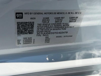 2026 GMC Sierra 1500 SLT