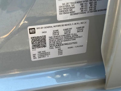 2024 GMC Sierra 1500 AT4