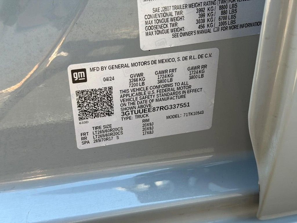 2024 GMC Sierra 1500 AT4