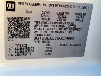 2025 GMC Sierra 1500 AT4