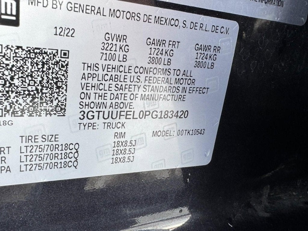 2023 GMC Sierra 1500 AT4X