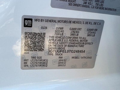 2026 GMC Sierra 1500 AT4X