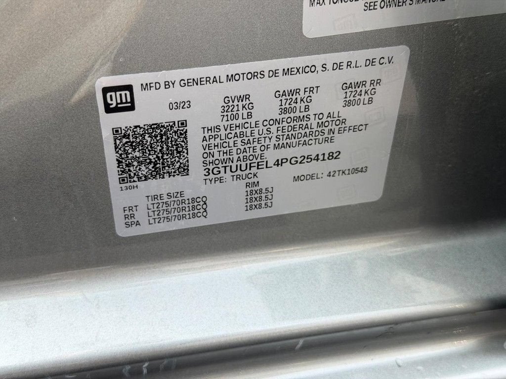 2023 GMC Sierra 1500 AT4X