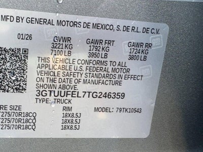 2026 GMC Sierra 1500 AT4X