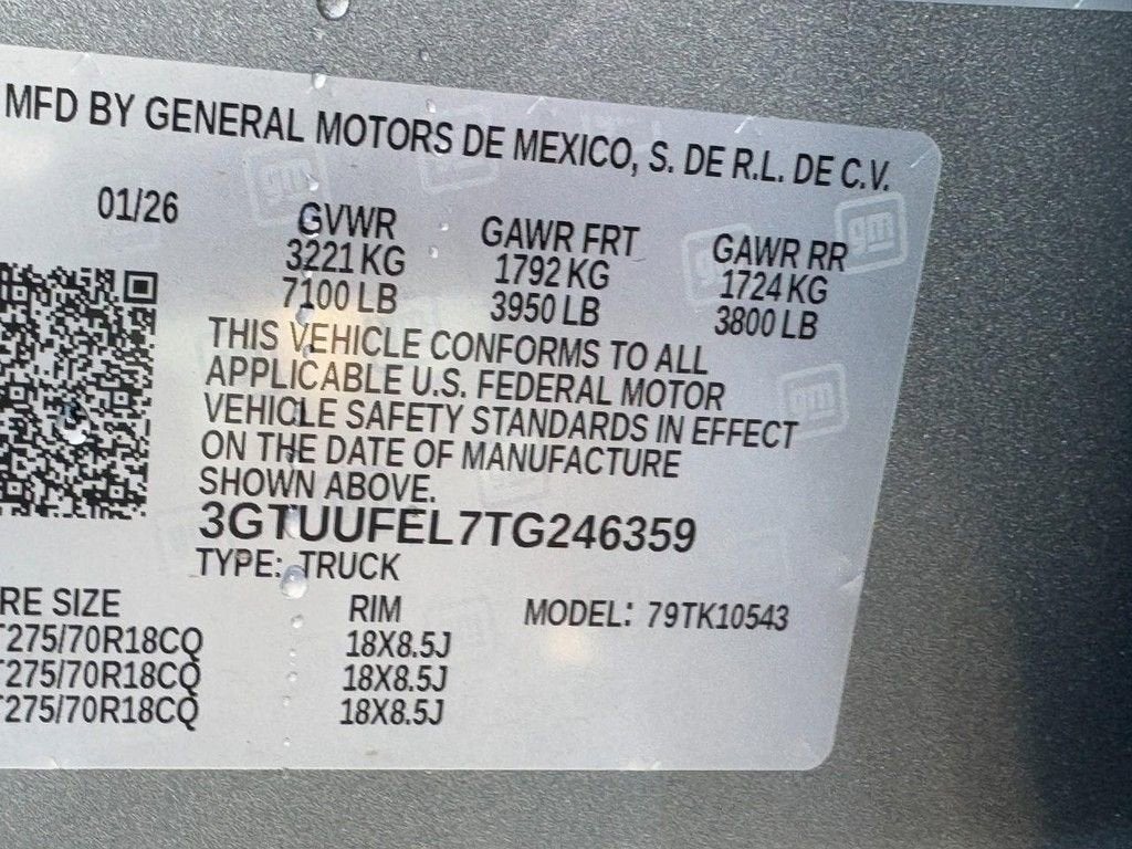 2026 GMC Sierra 1500 AT4X