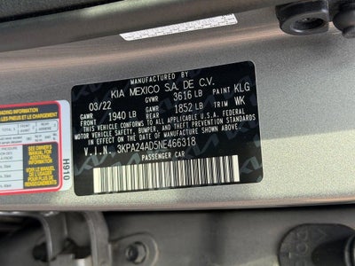 2022 Kia Rio S