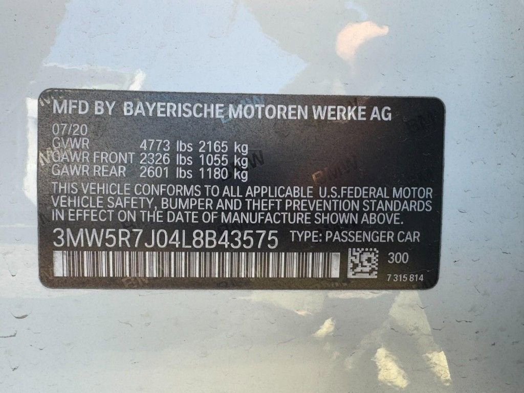 2020 BMW 3 Series 330i xDrive