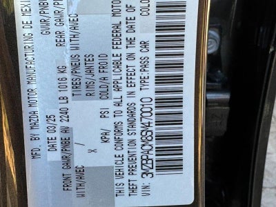 2025 Mazda Mazda3 Sedan 2.5 S Preferred