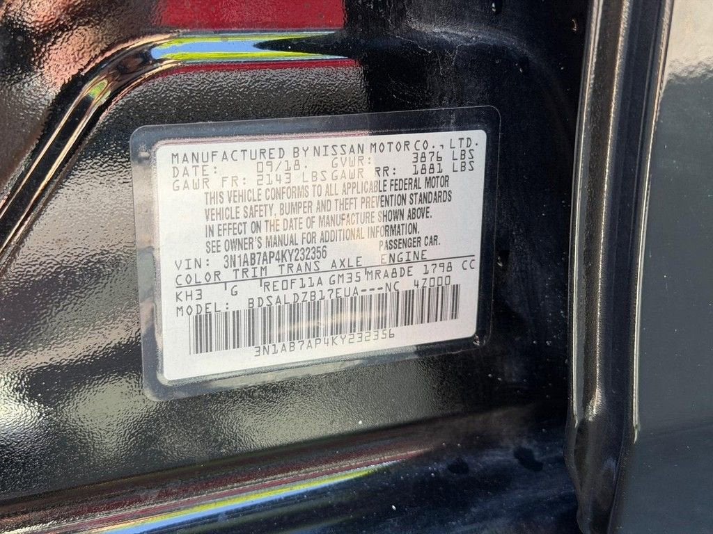 2019 Nissan Sentra SV