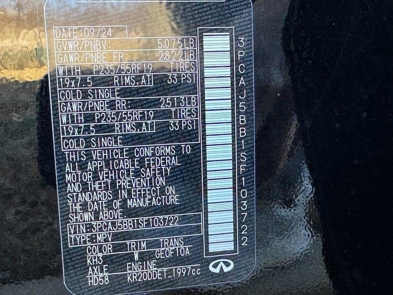 2025 INFINITI QX50 LUXE