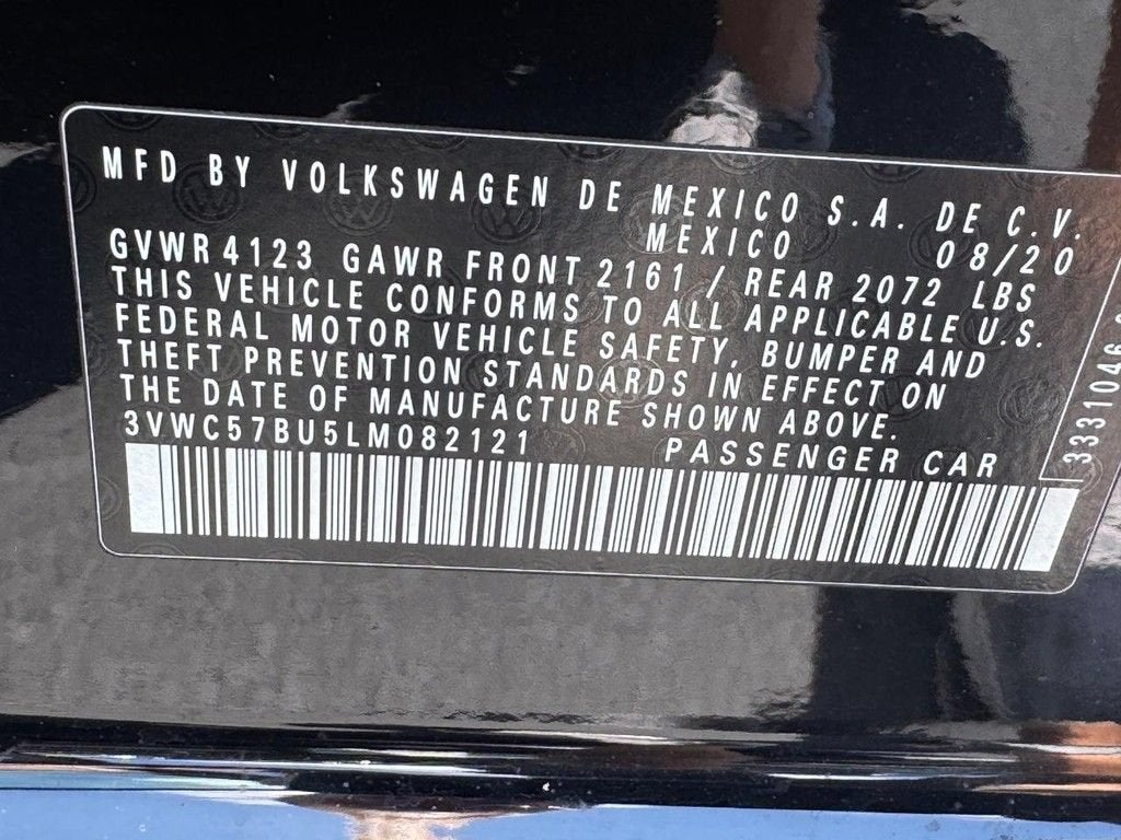 2020 Volkswagen Jetta S