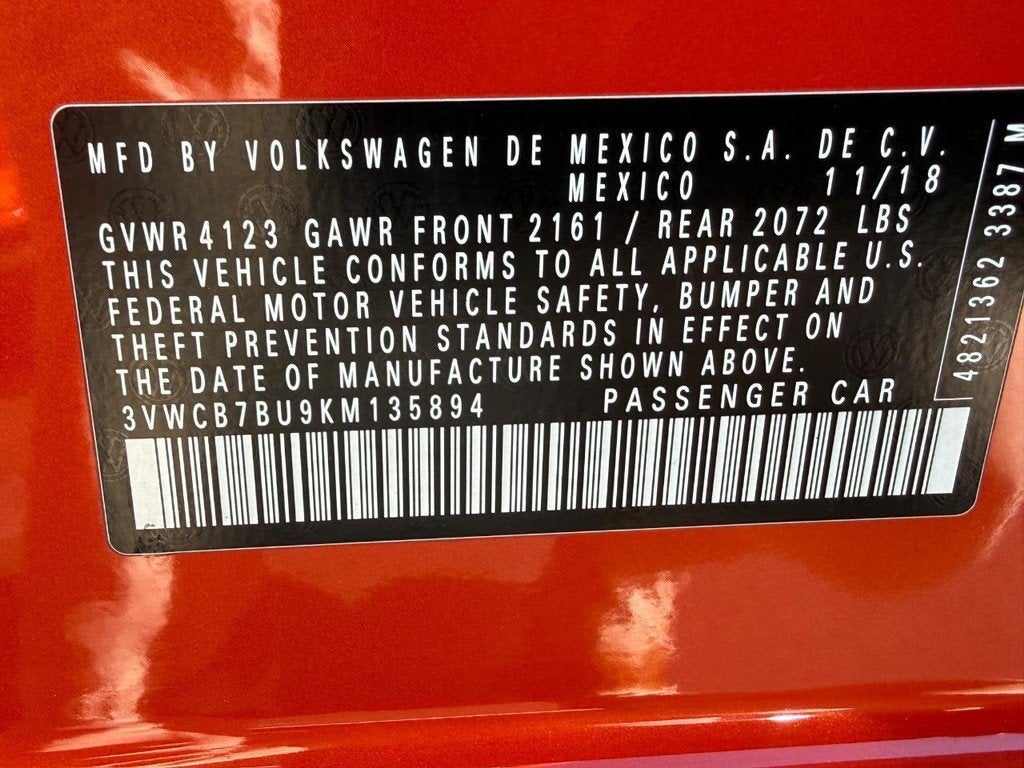 2019 Volkswagen Jetta S