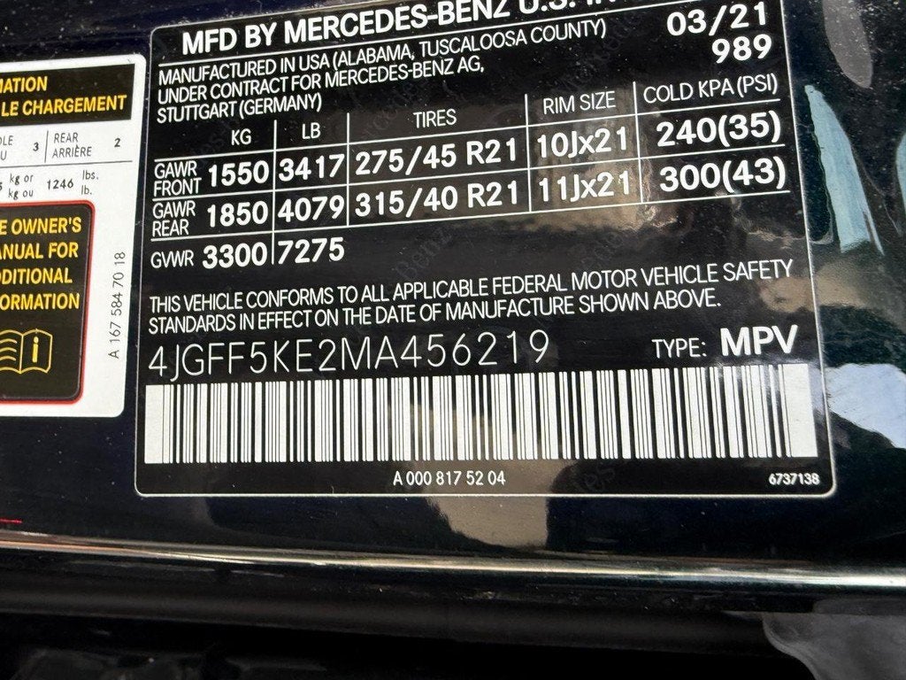 2021 Mercedes-Benz GLS GLS 450