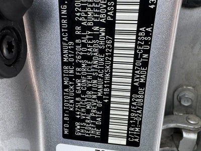 2019 Toyota Camry LE