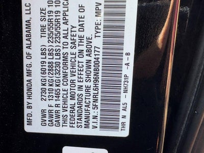 2022 Honda Odyssey Elite