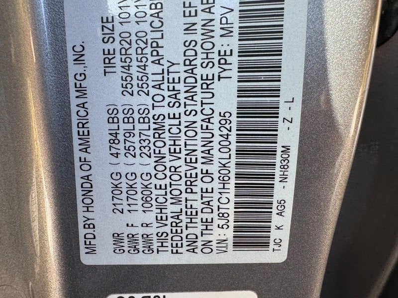 2019 Acura RDX w/A-Spec Pkg