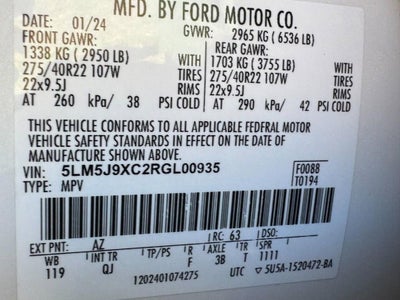 2024 Lincoln Aviator Black Label
