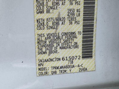 2013 Nissan Armada Platinum