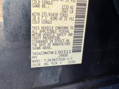 2017 Nissan Murano SL