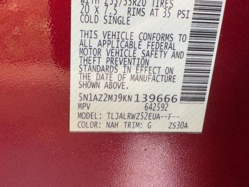 2019 Nissan Murano SL