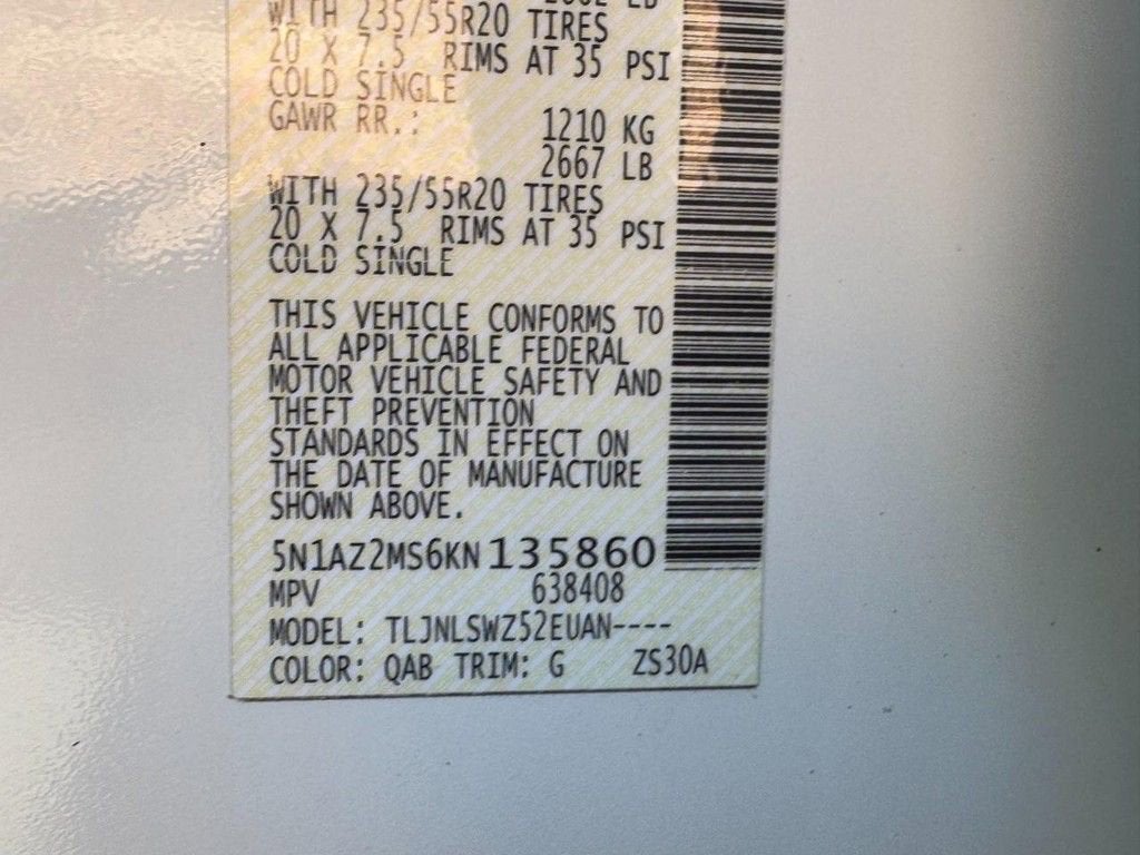 2019 Nissan Murano Platinum