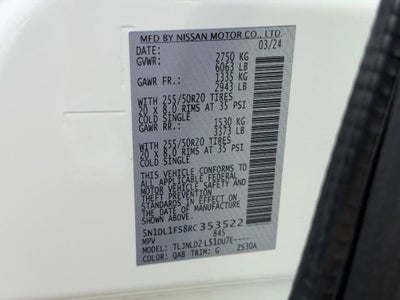 2024 INFINITI QX60 LUXE