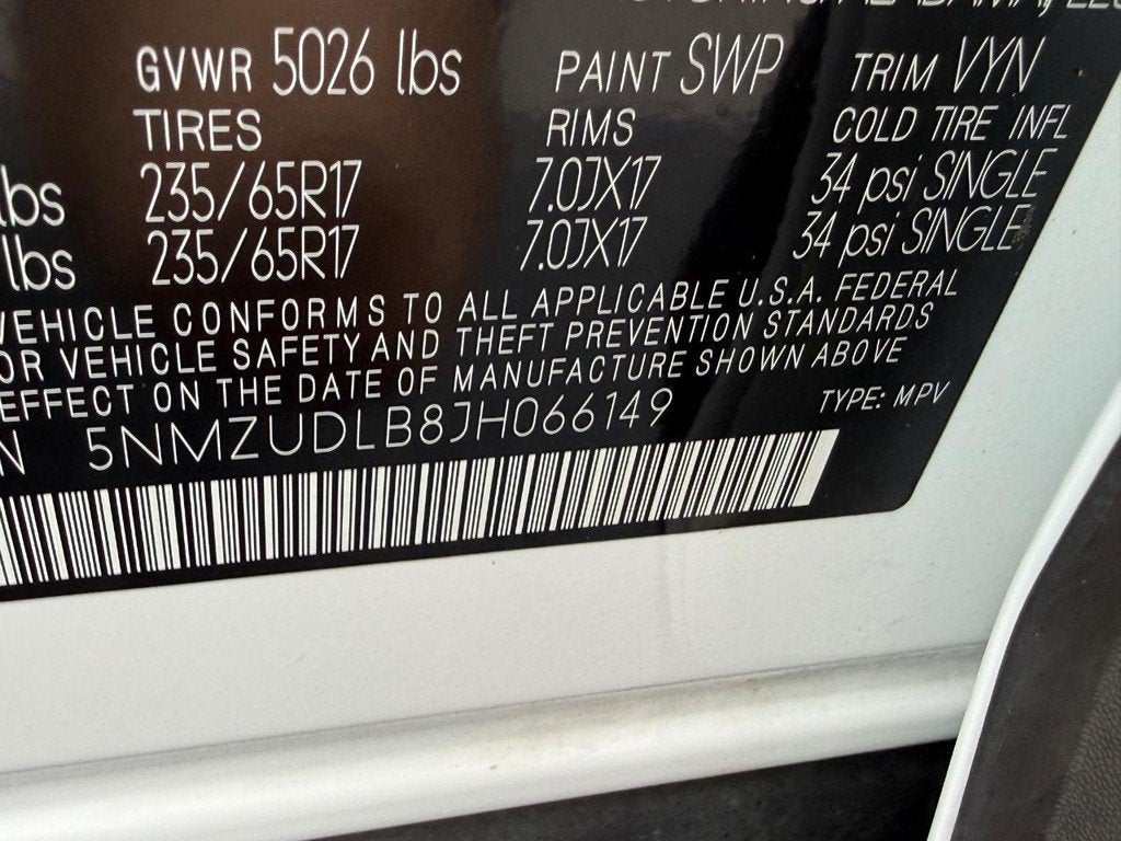 2018 Hyundai Santa Fe Sport 2.4L