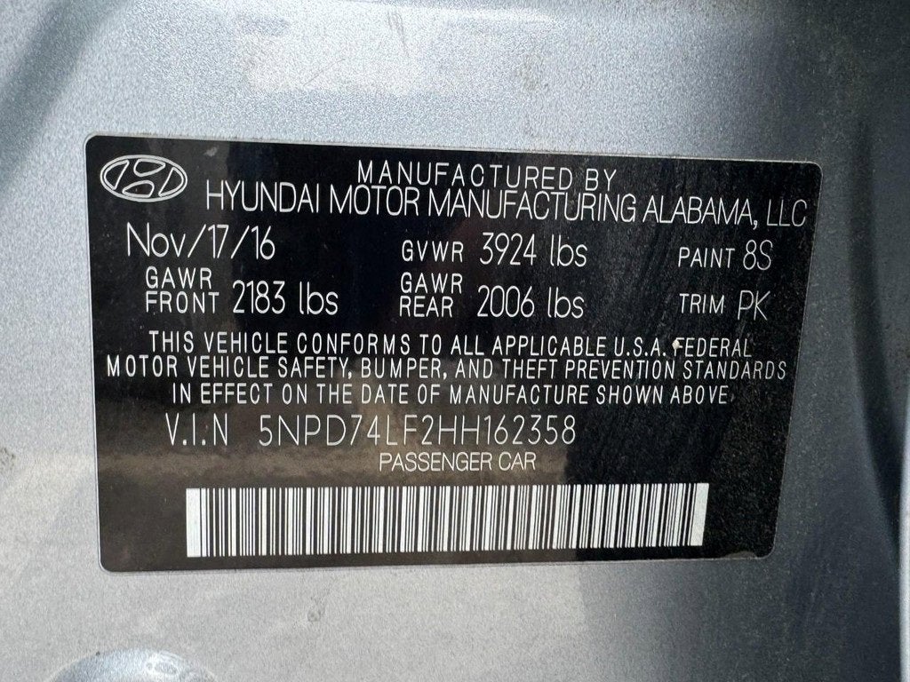 2017 Hyundai Elantra SE